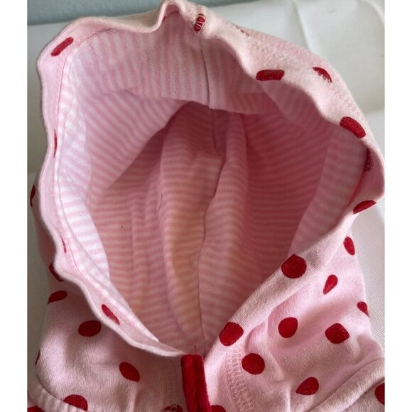 Lot of 2 Carter's Girls Fleece Pullover, Zip Up Hooded Sweatshirt Size 9 Months - Picture 12 of 15